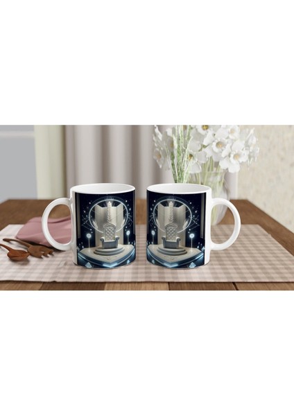 Başak Burcu Baskılı Kahve Kupası - Galaktik Taht Odası Temalı Vs4 indirimleri