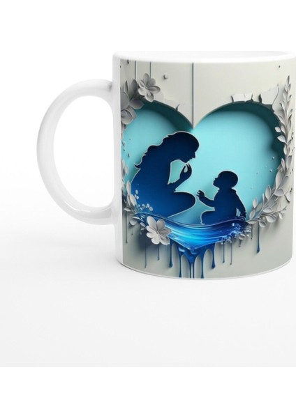 Anneyle Çocuğun Sessiz Bağında Kupa Bardak