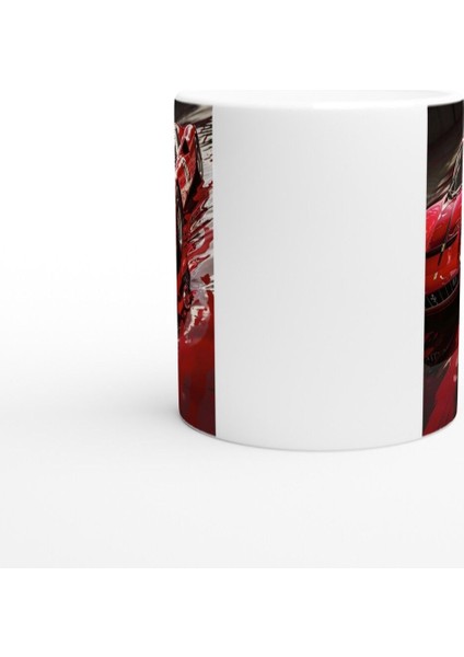 Kırmızı Retro Spor Araba Baskılı Kupa Bardak modelleri