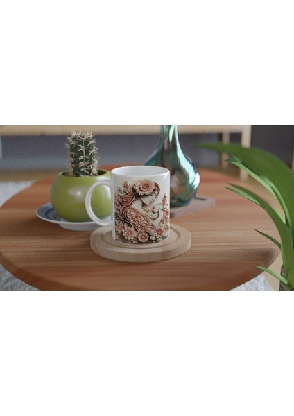 Mom ve Bebek Figürlü Zarif Anneler Günü Kupa Bardak fırsatları