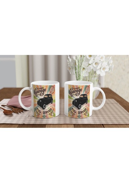 Retro Full Service Garage Kupa Bardak modelleri