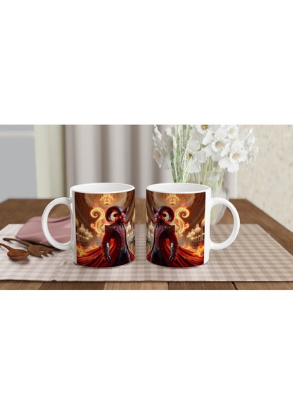 Koç Burcu Baskılı Kahve Kupası - Zodyak Maskeli Balo Vs1 indirimleri