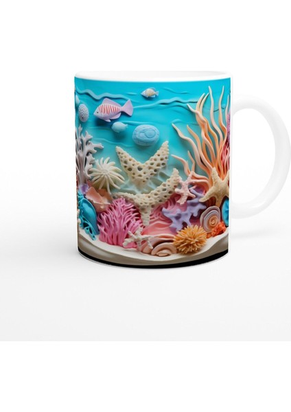 Neon Mercan Bahçesi Kupa Bardak modelleri