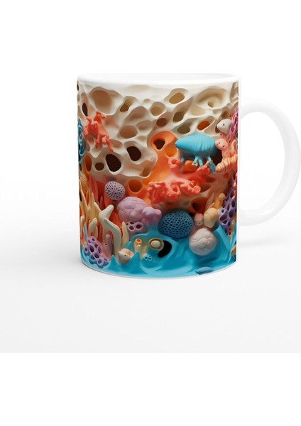 Renk Cümbüşü Mercan Resifi Kupa Bardak modelleri