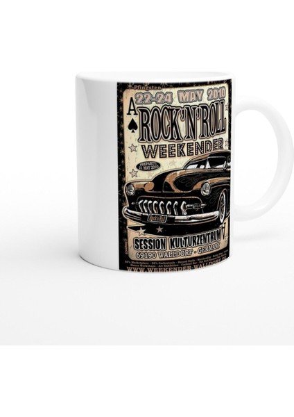 Rock’n Roll Weekender 2010 Klasik Araba Temalı Kupa Bardak modelleri