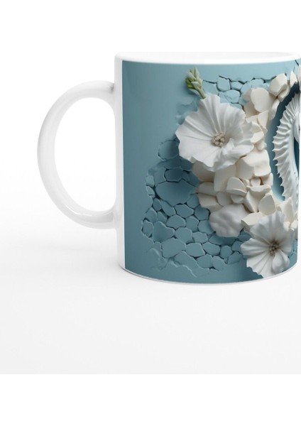 Çatlak Duvardan Bakan Denizatı Temalı Baskılı Kupa Bardak fiyatları