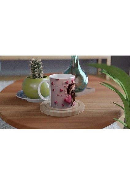 Kalpli Duvarın Ardından Bakan Tembel Hayvanlar Temalı Baskılı Kupa Bardak fırsatları