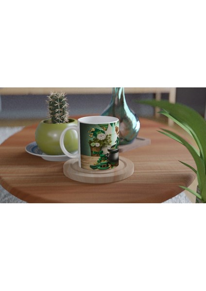 Yonca Kolyeli Chihuahua Temalı Baskılı Kupa Bardak fırsatları