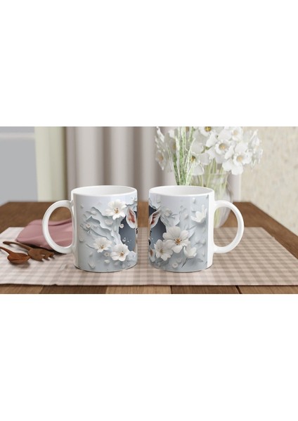 Çatlak Duvardan Bakan Sevimli Geyik Temalı Baskılı Kupa Bardak indirimleri