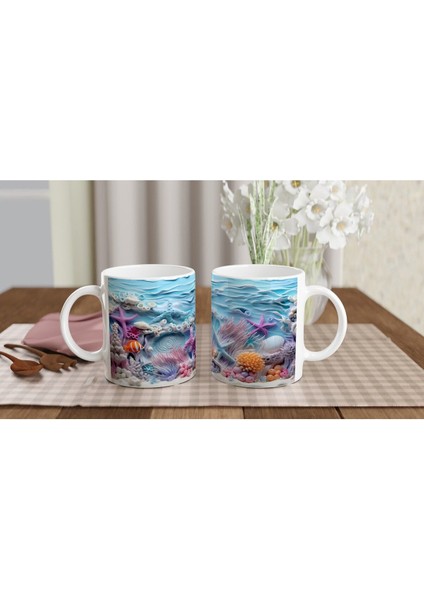 Gece Parlayan Sualtı Bahçesi Kupa Bardak indirimleri