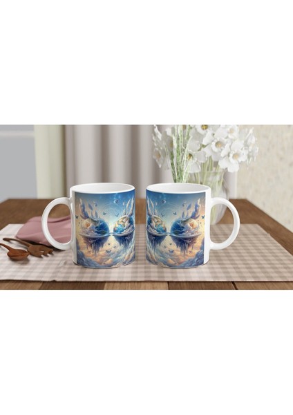 Ikizler Burcu Baskılı Kahve Kupası - Elementsel Doğa Krallığı Temalı Vs1 indirimleri