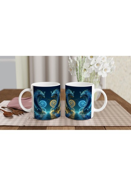 Ikizler Burcu Baskılı Kahve Kupası - Astral Denizaltı Dünyası Vs2 indirimleri