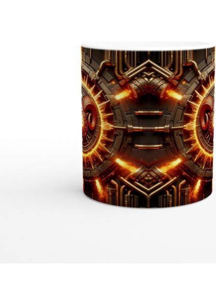 Koç Burcu Baskılı Kahve Kupası - Zamanın Çarkları Astroloji Mekanizması Vs1 fiyatları