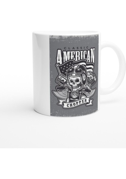 Kafataslı Chopper Ruhlu Amerikan Kupa Bardak fiyatları