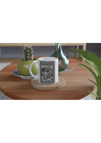 Kafataslı Chopper Ruhlu Amerikan Kupa Bardak fırsatları