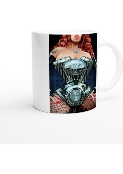 Motor Kalpli Kadın Tasarımlı Kupa Bardak fiyatları