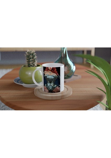 Motor Kalpli Kadın Tasarımlı Kupa Bardak fırsatları