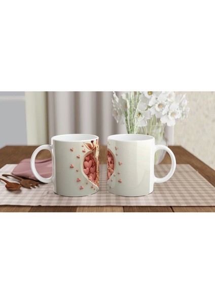 Kalpli Pencereden Bakan Zürafa Anne ve Yavrusu Temalı Baskılı Kupa Bardak indirimleri