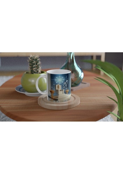 Başak Burcu Baskılı Kahve Kupası - Galaktik Taht Odası Temalı Vs3 fırsatları