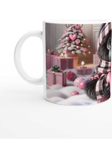 Sevgili Hediye Paketi Temalı Sevimli Goril Baskılı Kupa Bardak fiyatları