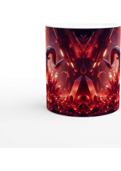 Koç Burcu Baskılı Kahve Kupası - Büyülü Kristal Mağarası Temalı Vs2 fiyatları