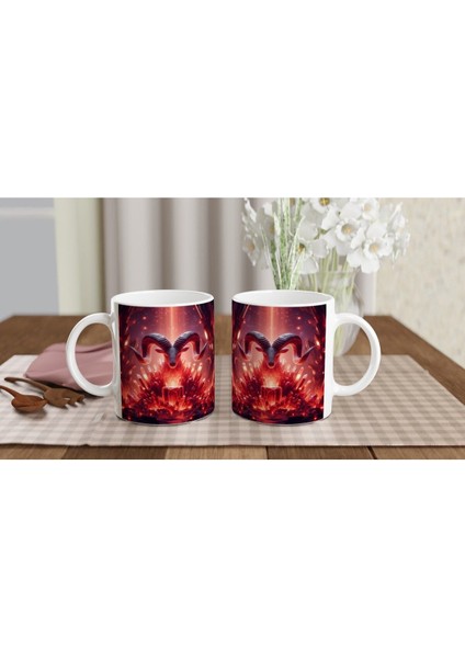 Koç Burcu Baskılı Kahve Kupası - Büyülü Kristal Mağarası Temalı Vs2 indirimleri