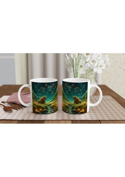 Boğa Burcu Baskılı Kahve Kupası - Astral Denizaltı Dünyası Vs2 indirimleri