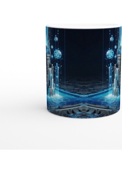 Kova Burcu Baskılı Kahve Kupası - Burçlar Krallığı Şatosu Vs1 fiyatları