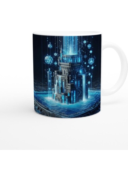 Kova Burcu Baskılı Kahve Kupası - Burçlar Krallığı Şatosu Vs1 modelleri