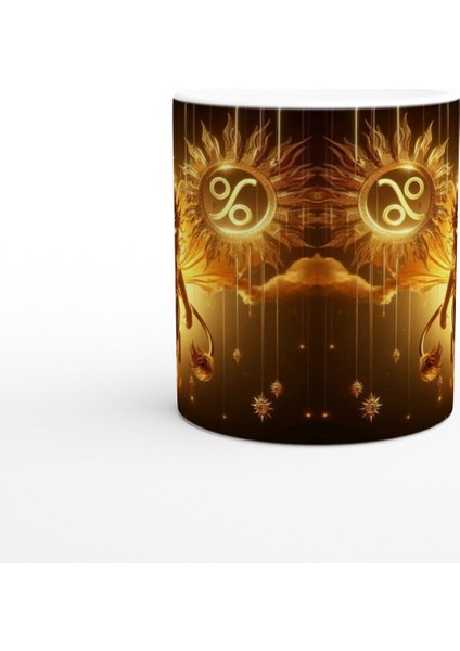 Aslan Burcu Baskılı Kahve Kupası - Zodyak Maskeli Balo Vs1 fiyatları