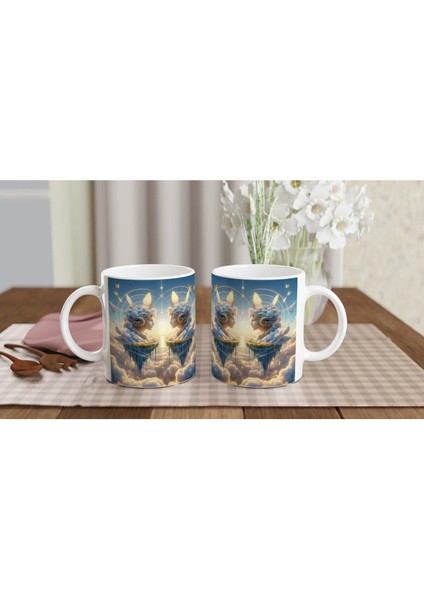 Ikizler Burcu Baskılı Kahve Kupası - Elementsel Doğa Krallığı Temalı Vs3 indirimleri