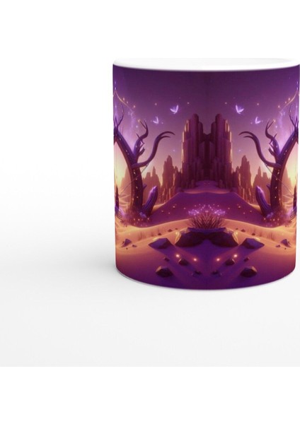 Yay Burcu Baskılı Kahve Kupası - Elementsel Doğa Krallığı Temalı Vs2 fiyatları