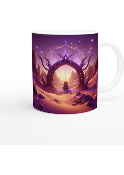 Yay Burcu Baskılı Kahve Kupası - Elementsel Doğa Krallığı Temalı Vs2 modelleri