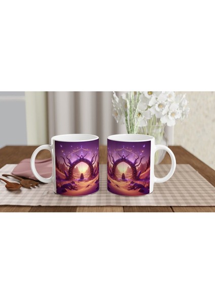 Yay Burcu Baskılı Kahve Kupası - Elementsel Doğa Krallığı Temalı Vs2 indirimleri
