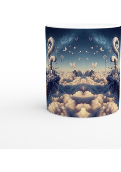 Ikizler Burcu Baskılı Kahve Kupası - Elementsel Doğa Krallığı Temalı Vs2 fiyatları