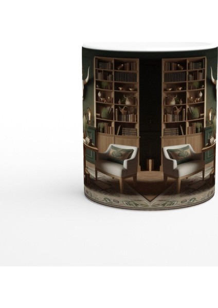 Boğa Burcu Baskılı Kahve Kupası - Zodyak Kütüpanesi Vs3 fiyatları