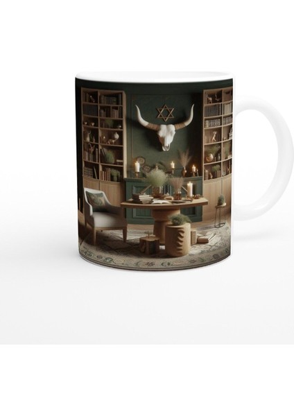 Boğa Burcu Baskılı Kahve Kupası - Zodyak Kütüpanesi Vs3 modelleri