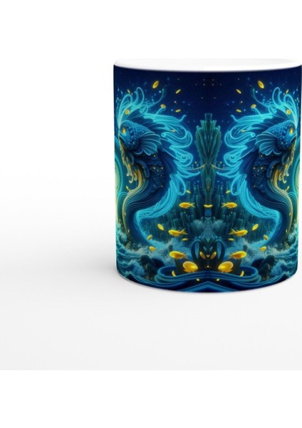 Ikizler Burcu Baskılı Kahve Kupası - Astral Denizaltı Dünyası Vs3 fiyatları