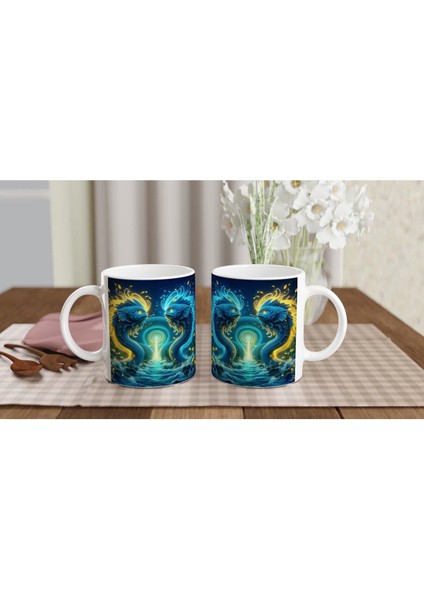 Ikizler Burcu Baskılı Kahve Kupası - Astral Denizaltı Dünyası Vs3 indirimleri