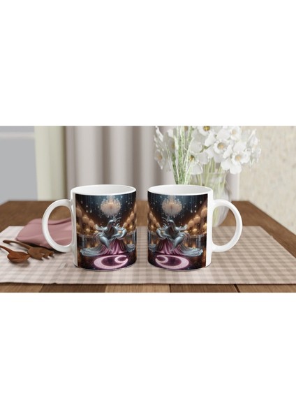 Yengeç Burcu Baskılı Kahve Kupası - Zodyak Maskeli Balo Vs2 indirimleri