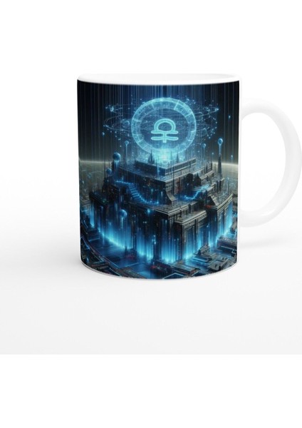 Kova Burcu Baskılı Kahve Kupası - Burçlar Krallığı Şatosu Vs3 modelleri