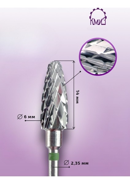 Manikür Çıkarma Çelik Törpü Ucu Yeşil Mısır Fpd 060-K fiyatları