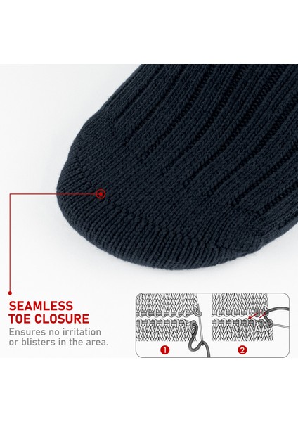 Pamuklu Ribana Örgü Dikişsiz Bio Çorap 3013 modelleri