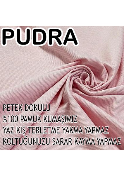 %100 Pamuk Petek Kumaş Tekli Komple Giydirme Tekli & Berjer , Bohem, Porto, Vb. Model Koltuk Kılıfı fırsatları