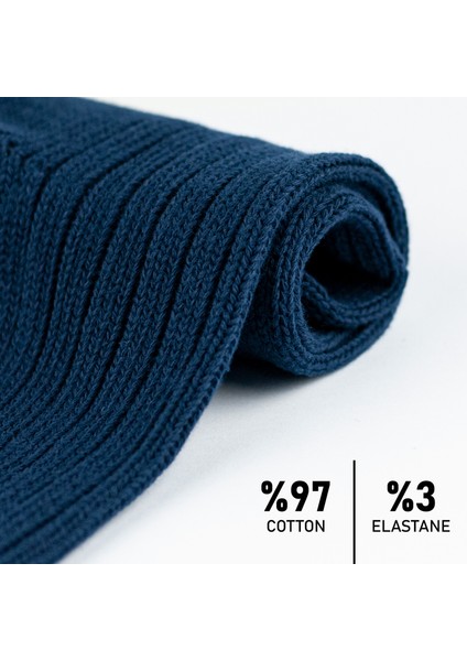 Pamuklu Ribana Örgü Dikişsiz Bio Çorap 3013 fırsatları