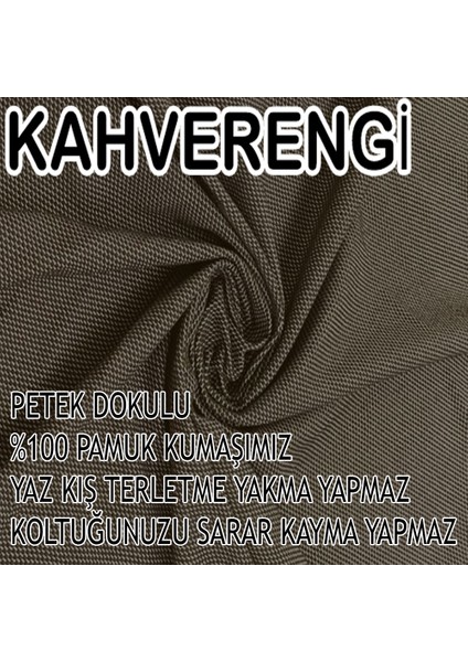 %100 Pamuk Petek Kumaş Tekli Komple Giydirme Tekli & Berjer , Bohem, Porto, Vb. Model Koltuk Kılıfı modelleri