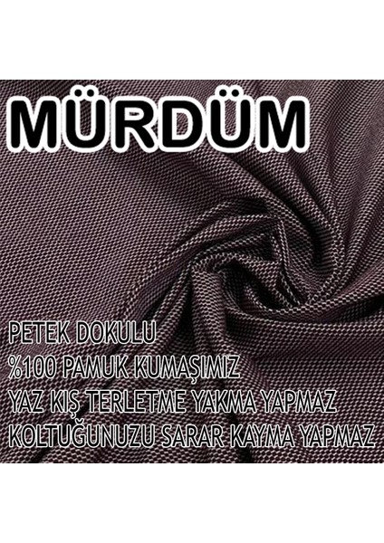 %100 Pamuk Petek Kumaş Tekli Komple Giydirme Tekli & Berjer , Bohem, Porto, Vb. Model Koltuk Kılıfı fırsatları