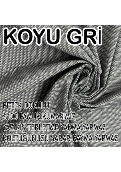 %100 Pamuk Petek Kumaş Tekli Komple Giydirme Tekli & Berjer , Bohem, Porto, Vb. Model Koltuk Kılıfı modelleri
