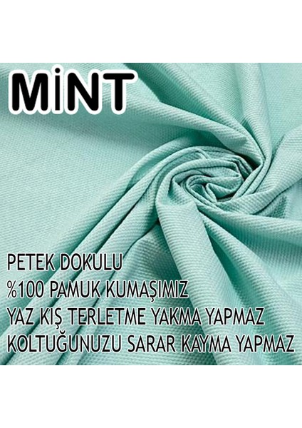 %100 Pamuk Petek Kumaş Tekli Komple Giydirme Tekli & Berjer , Bohem, Porto, Vb. Model Koltuk Kılıfı modelleri