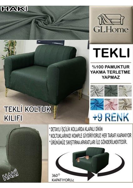 %100 Pamuk Petek Kumaş Tekli Komple Giydirme Tekli & Berjer , Bohem, Porto, Vb. Model Koltuk Kılıfı indirimleri